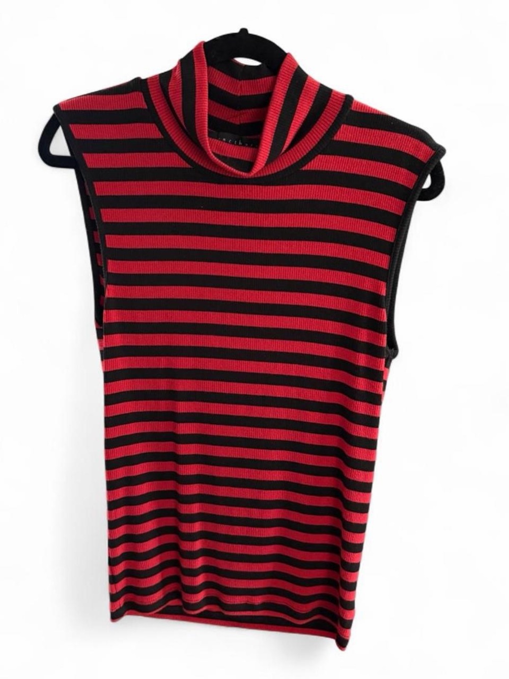 Sanctuary Red and Black Striped Woman’s Top